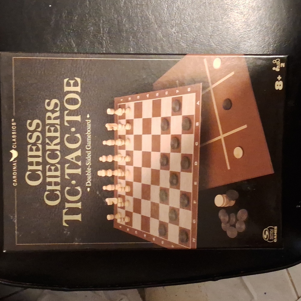 Chess checkers tic tac toe game